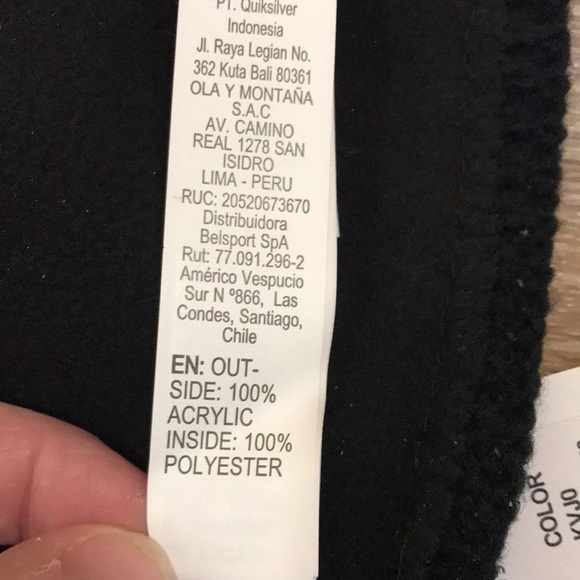 New! Roxy Tayla knitted polar fleece lined headband black/white - Picture 10 of 10